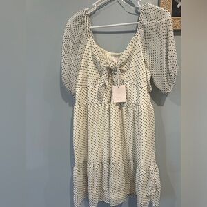 Lauren Conrad NWT black and white M dress